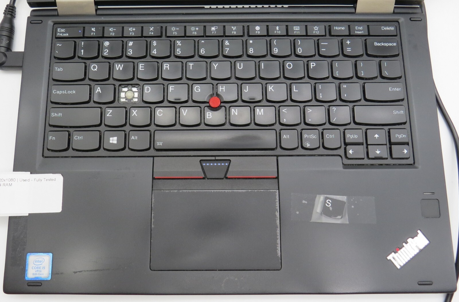 Lenovo X380 Yoga-12.5″-i5-8350U@1.70GHz-8GB DDR4 RAM-NO STRG-NO OS **READ**