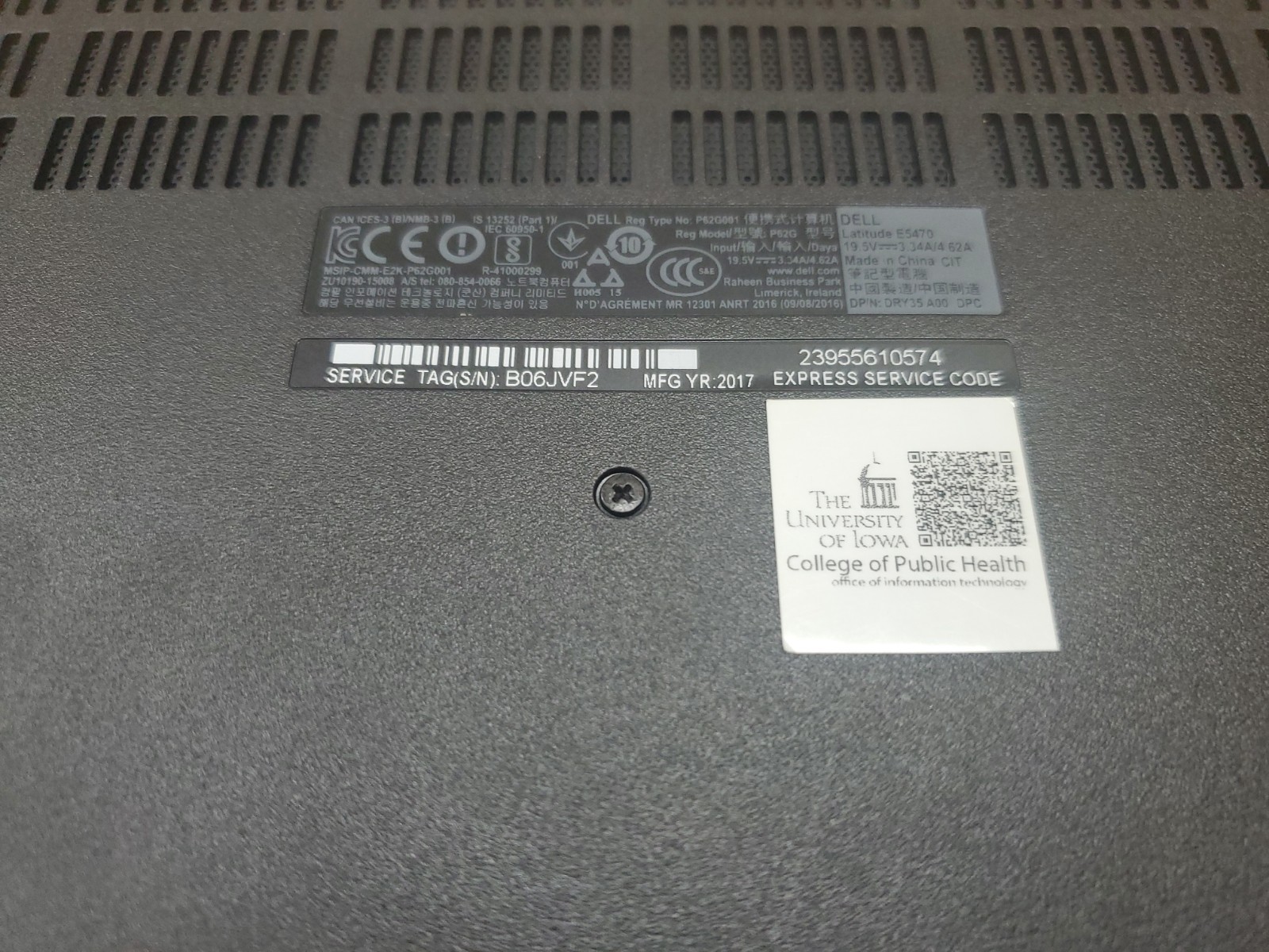 Dell Latitude E5470 14″ Intel Core i5-6300U 16GB RAM 120GB SSD W11pro 052926-3