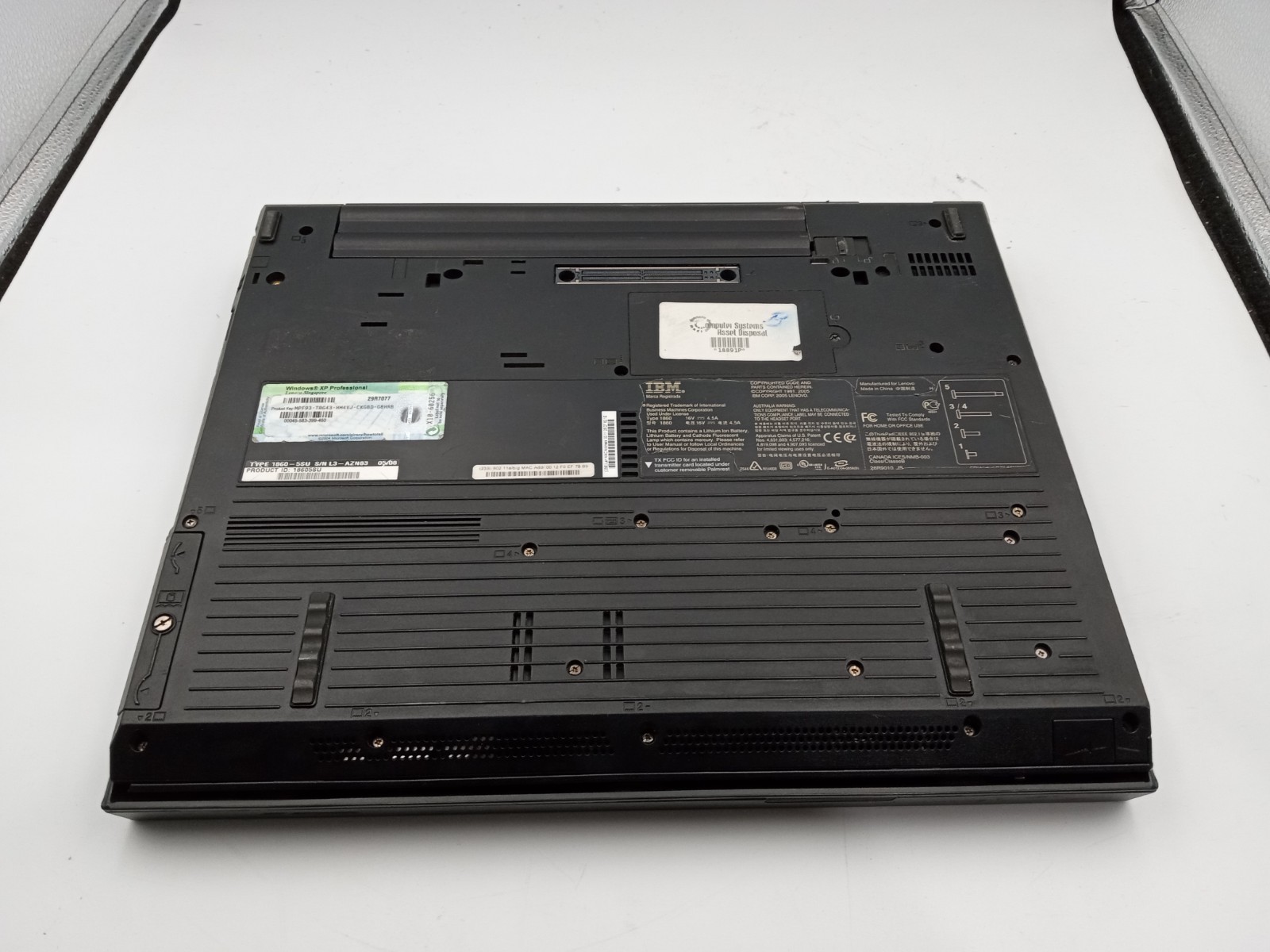 IBM ThinkPad R52 15″ Laptop Intel Pentium 512MB RAM 80GB HDD WinXP – READ -RR