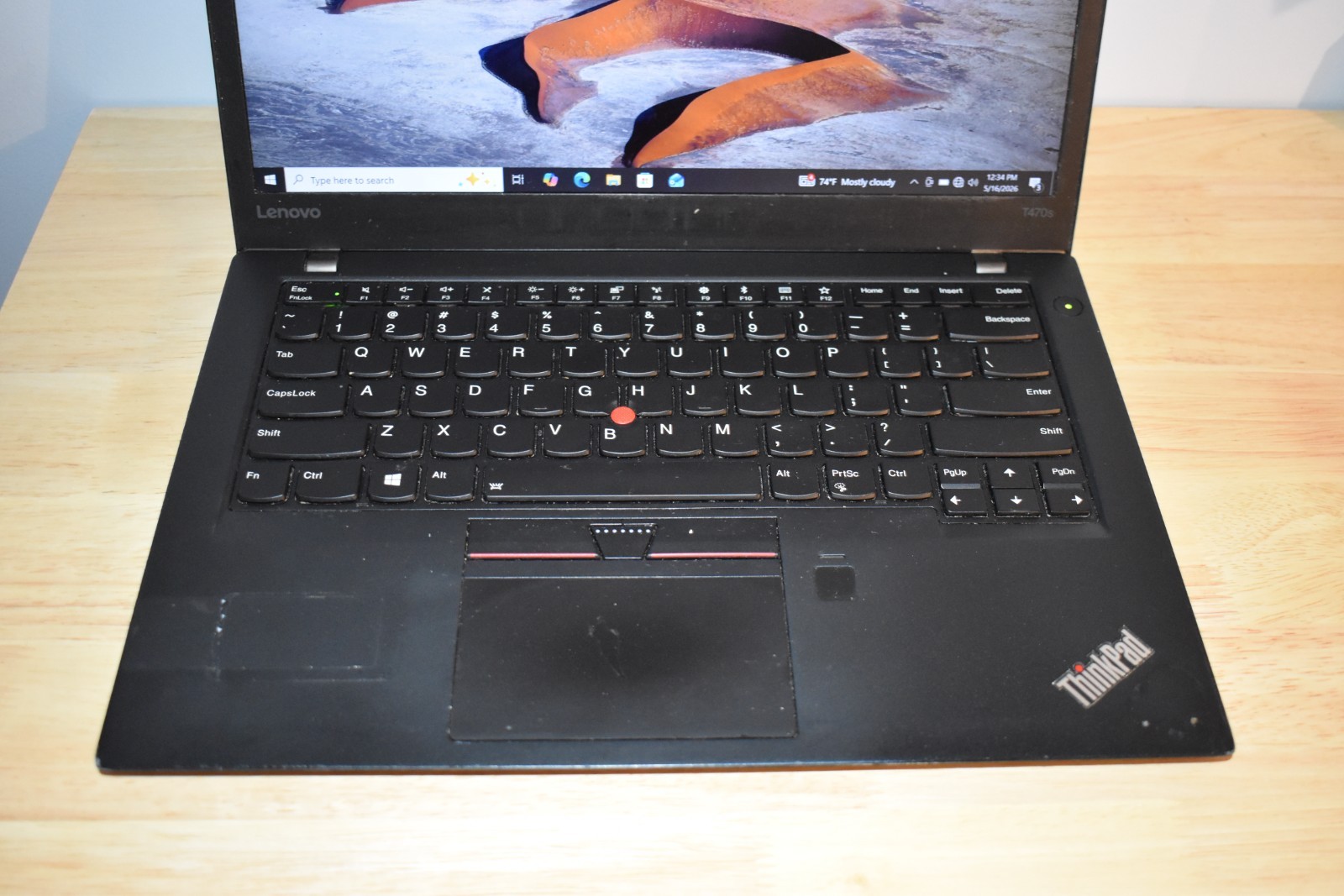 Lenovo ThinkPad T470s Core i5-6300U 2.4GHz 4GB 128GB SSD Windows 10 Pro Webcam