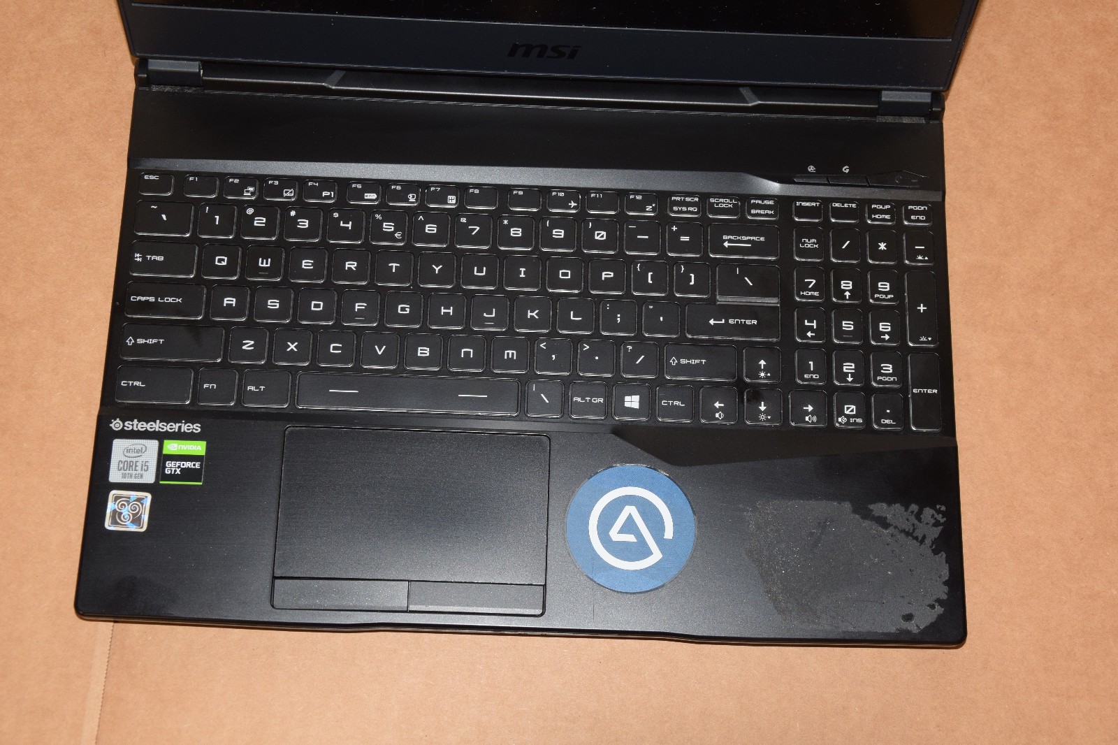 WATER DAMAGE DEAD JUNK MSI GL65 Leopard MS-16U8 10SCXK-006US 15.6″ Laptop