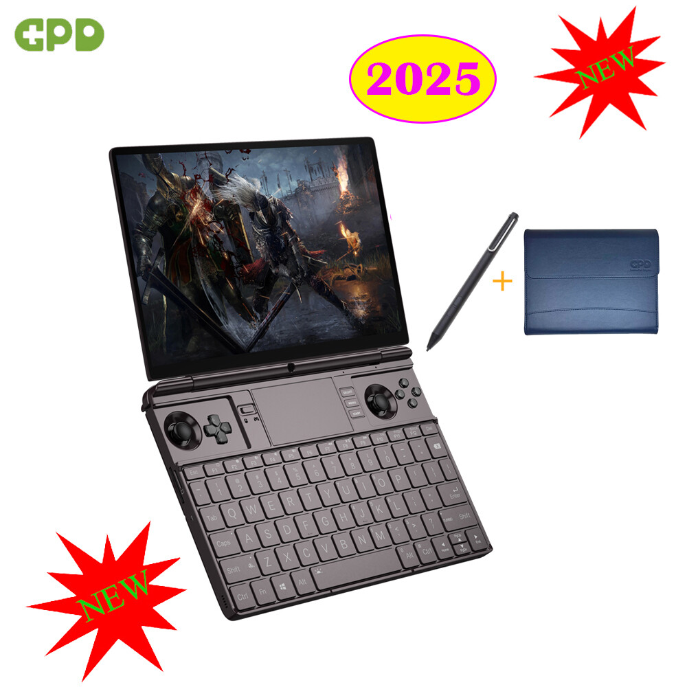 GPD WIN Max 2 Gaming Console 10.1″ AMD Ryzen AI 9 HX 370 Mini Laptop 64GB+2TB