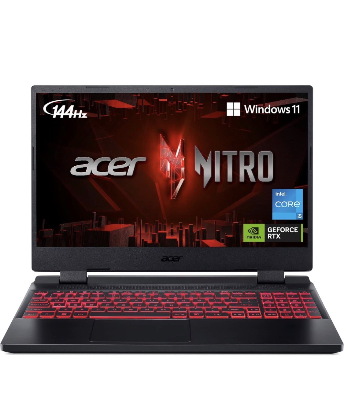 Acer Nitro 5 AN515-58-525p With Nvidia RTX 3050 Core i5 512 GB PCIE 144hz