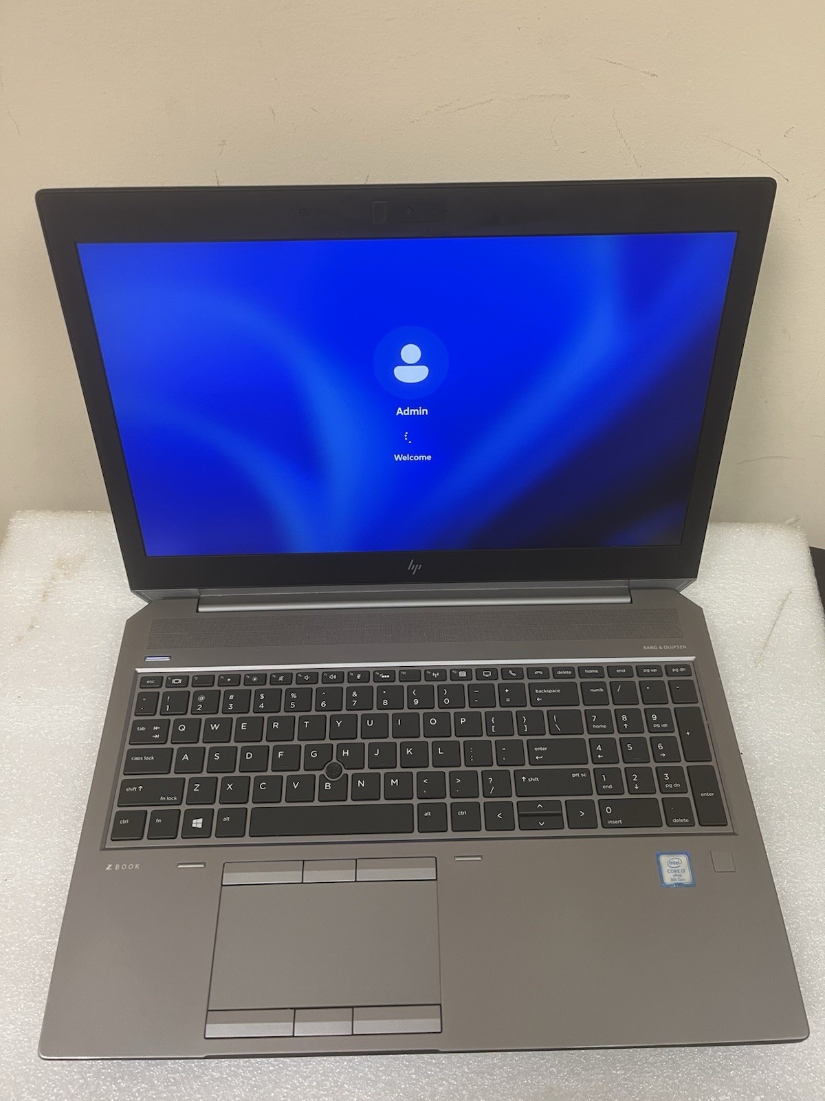 HP ZBook 15 G5 i7-8850H 32GB RAM 512GB SSD Win 11 Pro