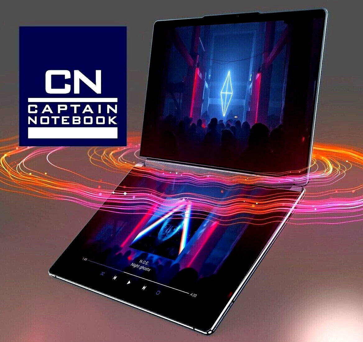 LENOVO YOGA BOOK 9i G10 U9-285H 32GB 1TB ARC AI COPILOT DUAL TOUCH DISPLAYS PEN