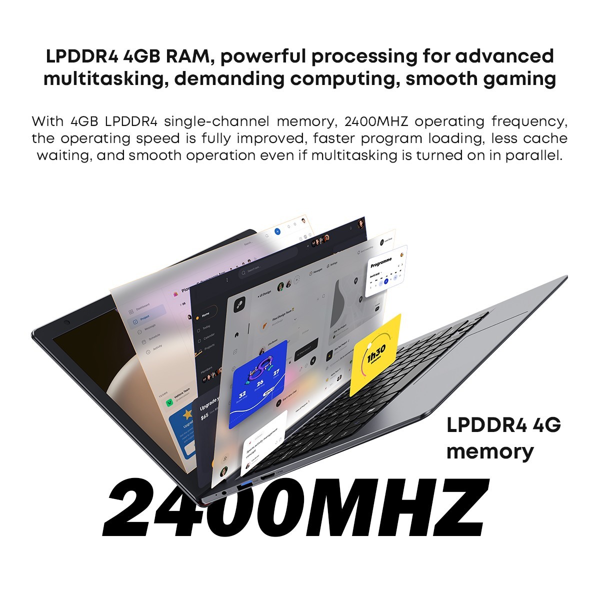 CHUWI HeroBook Air 11.6 inch Intel Celeron N4020 Windows Laptop 4G RAM 128G SSD