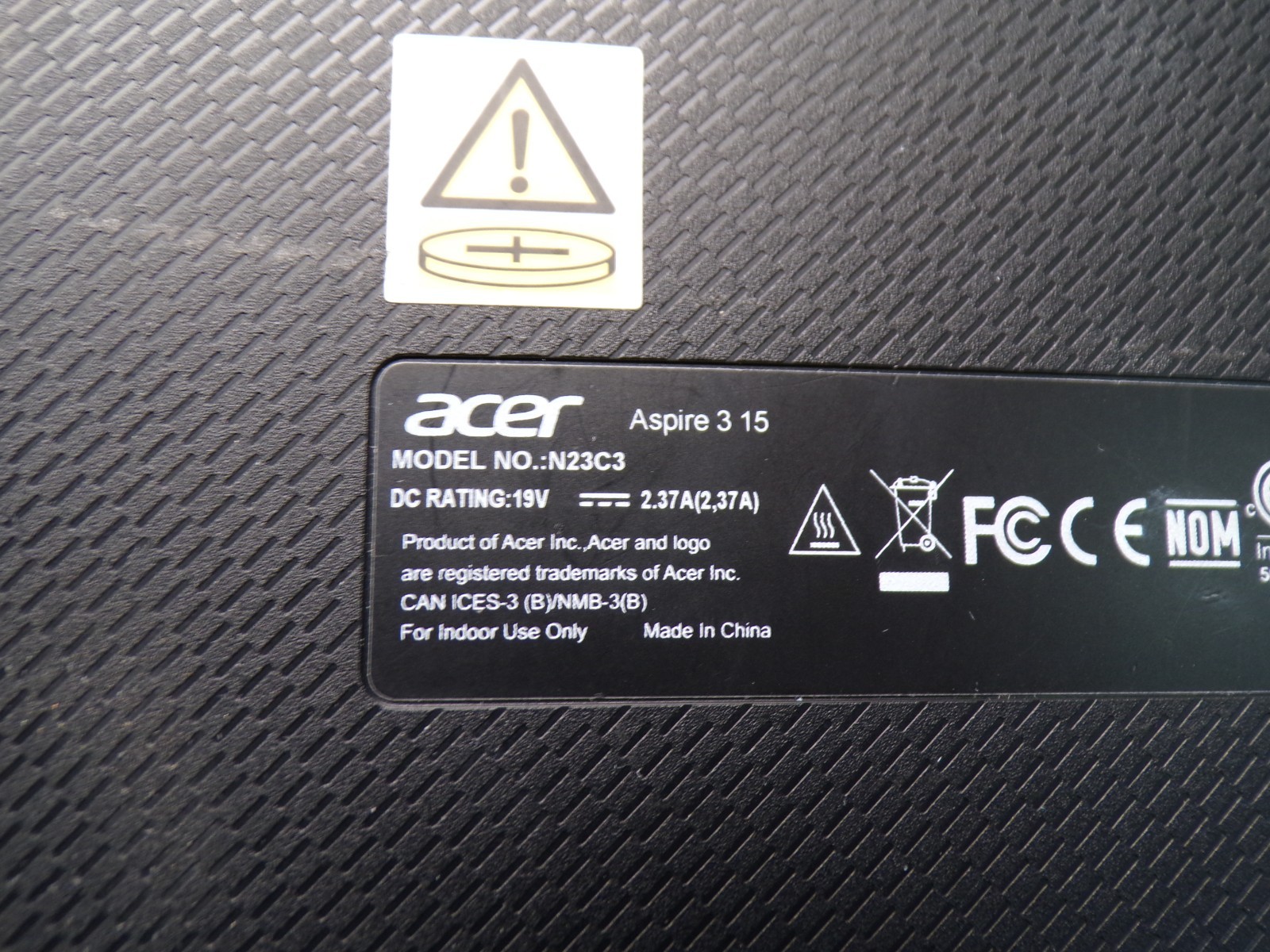 Acer Aspire A315-24PT-R1L8 15.6″ Ryzen 5 7520U 2.8GHz 16GB Laptop #3416