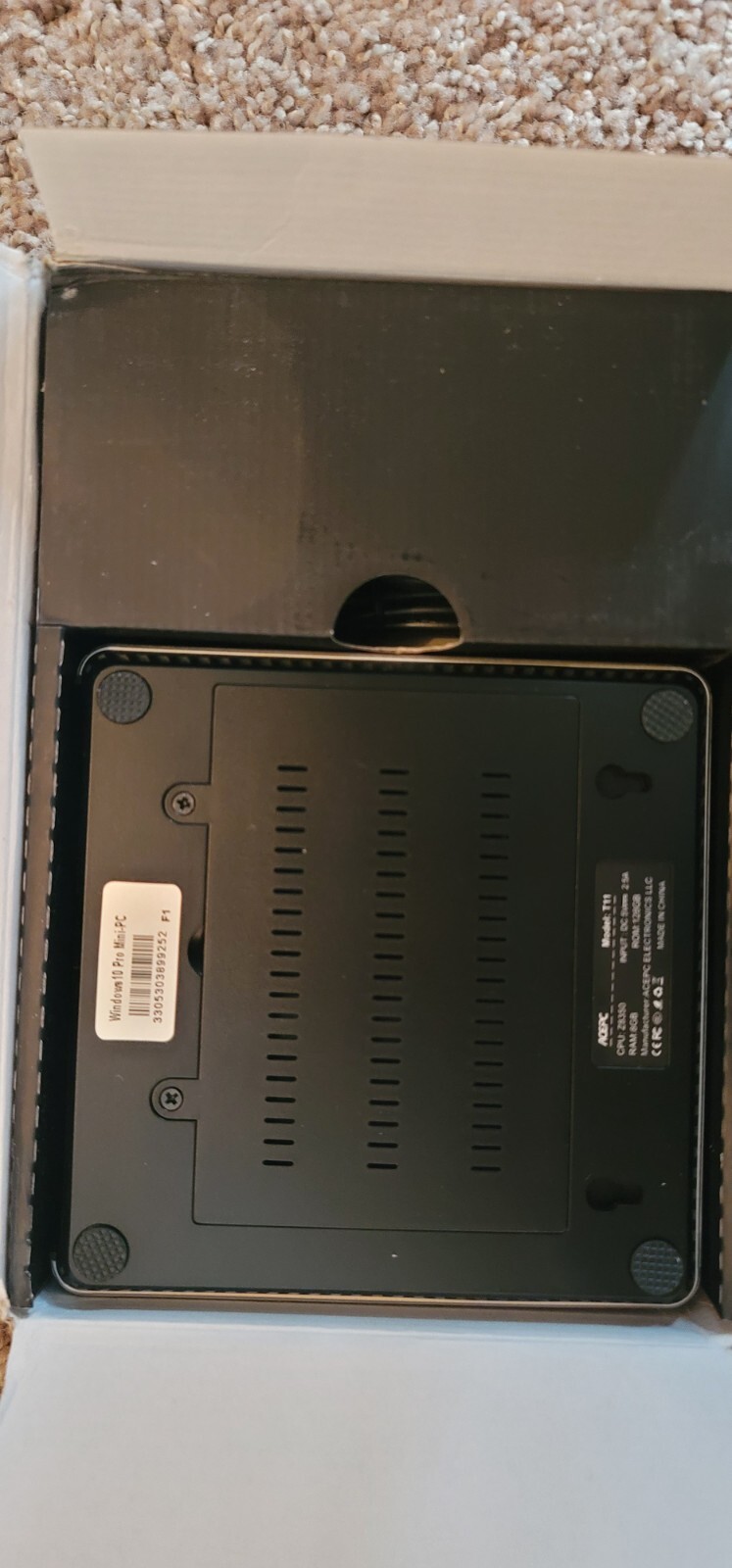 Mini PC, Windows 10 Pro Fanless Mini Computer Intel Atom Z8350 8GB DDR3/120GB eM