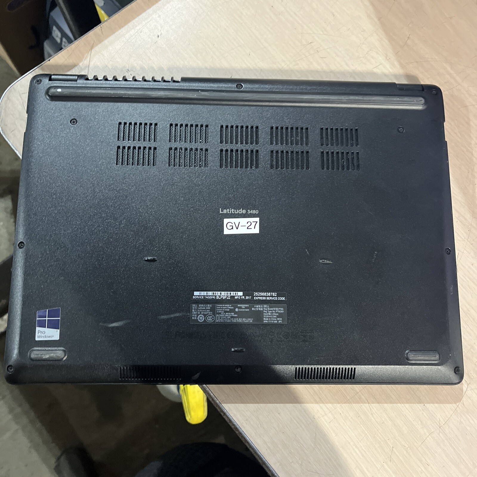 DELL LATITUDE 3480 INTEL CORE I3-6006U 2.00GHZ 8GB RAM NO HD /