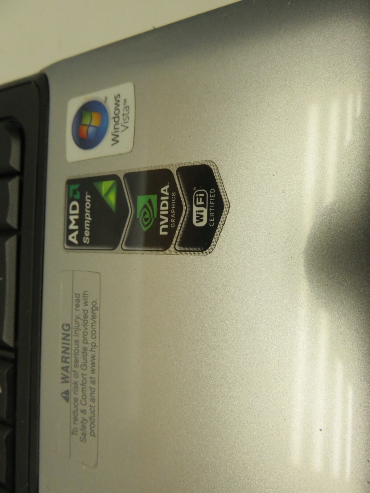 HP G60-121WM Laptop AMD Sempron SI-40 3GB Ram Nvidia GPU No HDD or Battery
