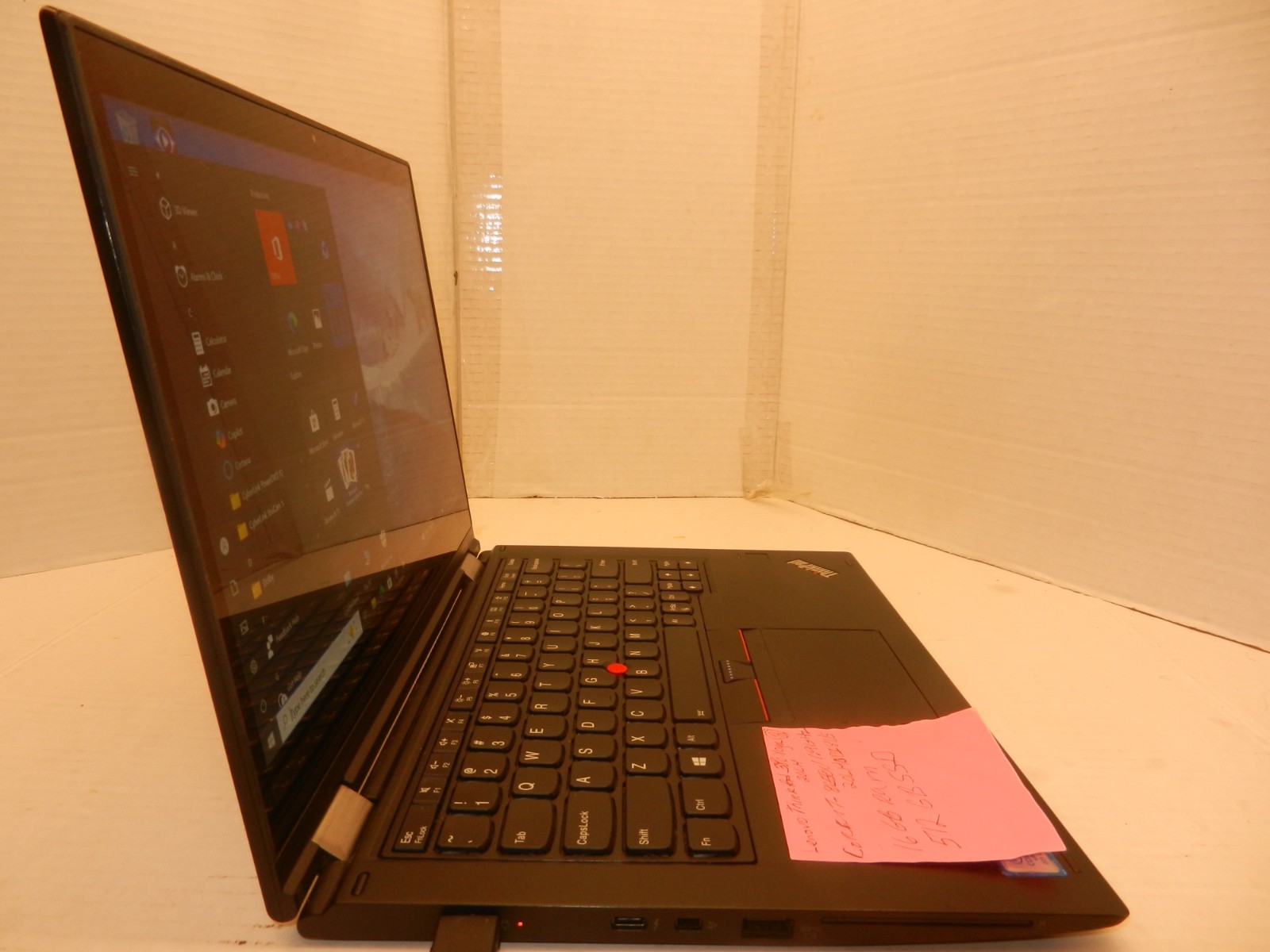 LENOVO THINKPAD X380 YOGA 13.3″ CORE i7-8650U@1.9GHZ 16GB RAM 515GB SSD WIN 10 B