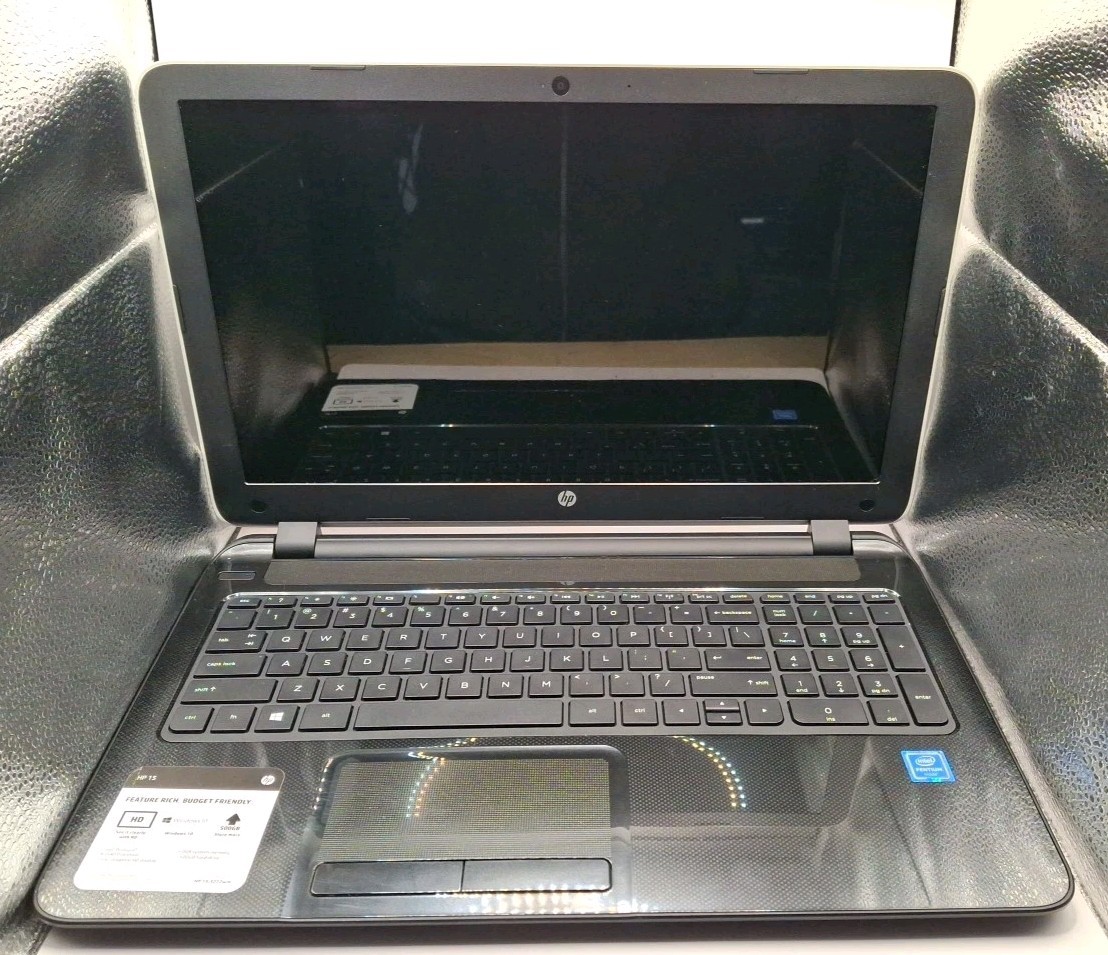 HP 15-f272wm 15.6″ Laptop PC Pentium N3540 2.16GHz/4GB RAM/500GB HD/DVD/Win10Pro