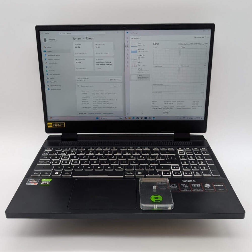 Acer Nitro 5 15.6″ Ryzen 7 6800H 3.2GHz 16GB RAM 1TB SSD GeForce RTX 3070 Ti