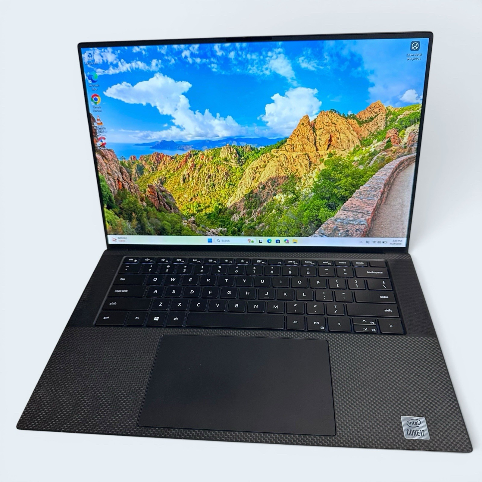 Dell XPS 15 9500 Intel I7-10750H 2.6GHz, 16GB Ram, 512GB NVMe, W-11 Pro..