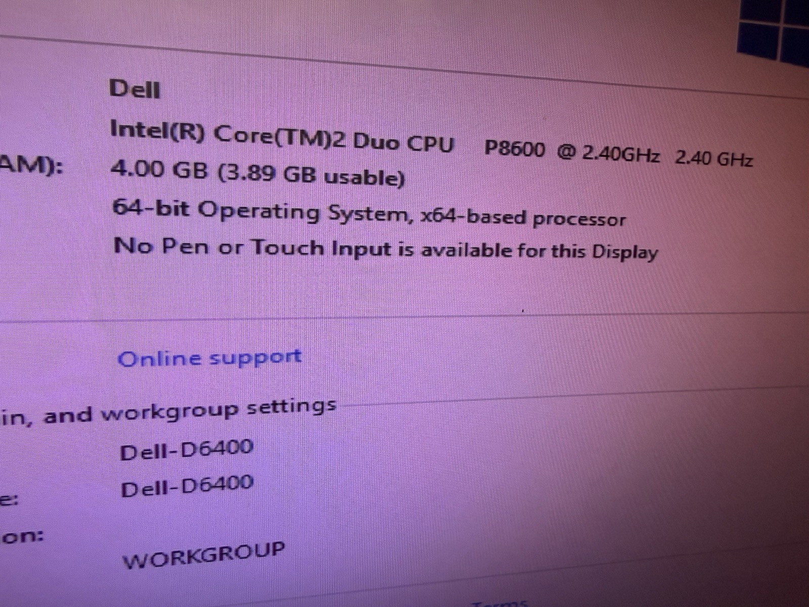 HP Elite 6930p 14”, Win10pro, Intel C2D 2.53Ghz, 160 GB, 4 GB, DVDRW, WiFi #003