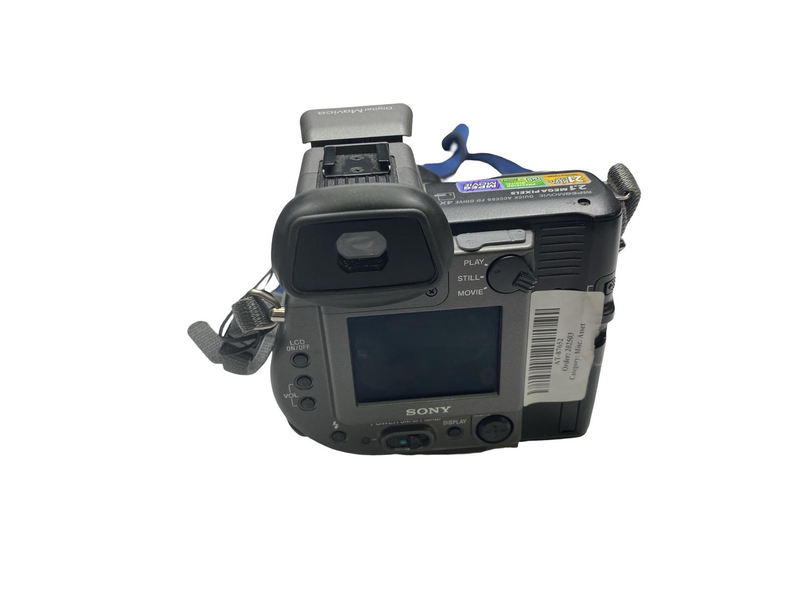 Sony MVC-FD95 Digital Mavica Camera Grade C In Box Battery Inc No adaptor