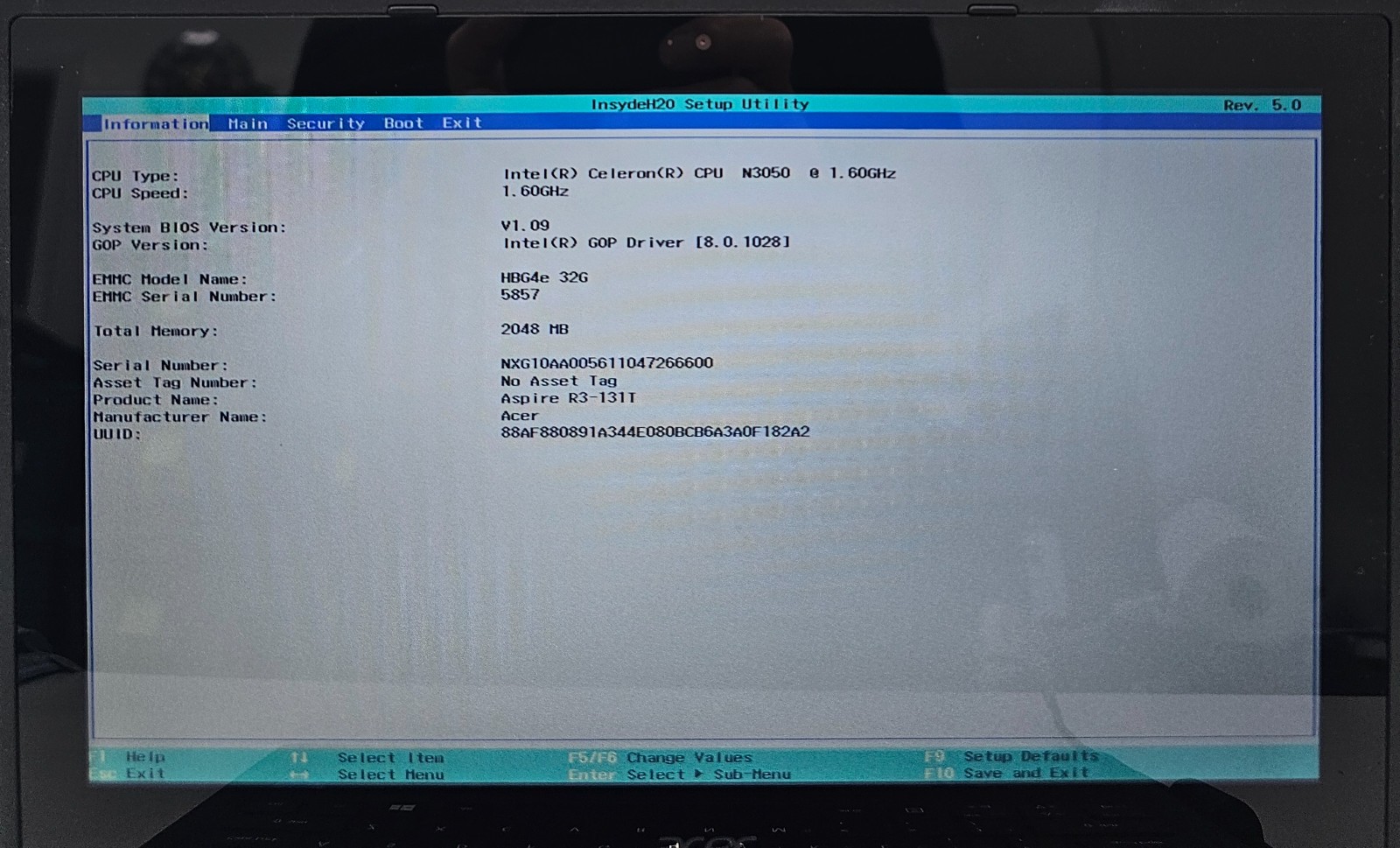 Acer Aspire R11 R3-131T-C1YF Laptop Intel Celeron N3050 2GB Ram 32GB NO OS (FL)