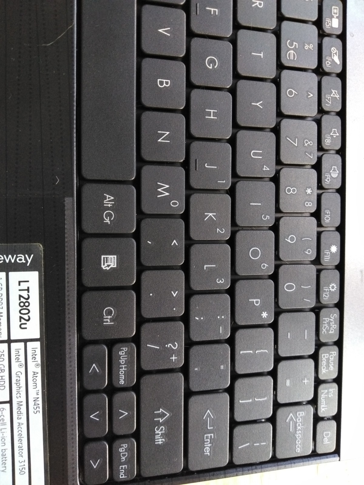 Gateway LT2802u 10.1″ Netbook-Intel Atom N455-120GB SSD-2GB RAM-Windows 7-Office