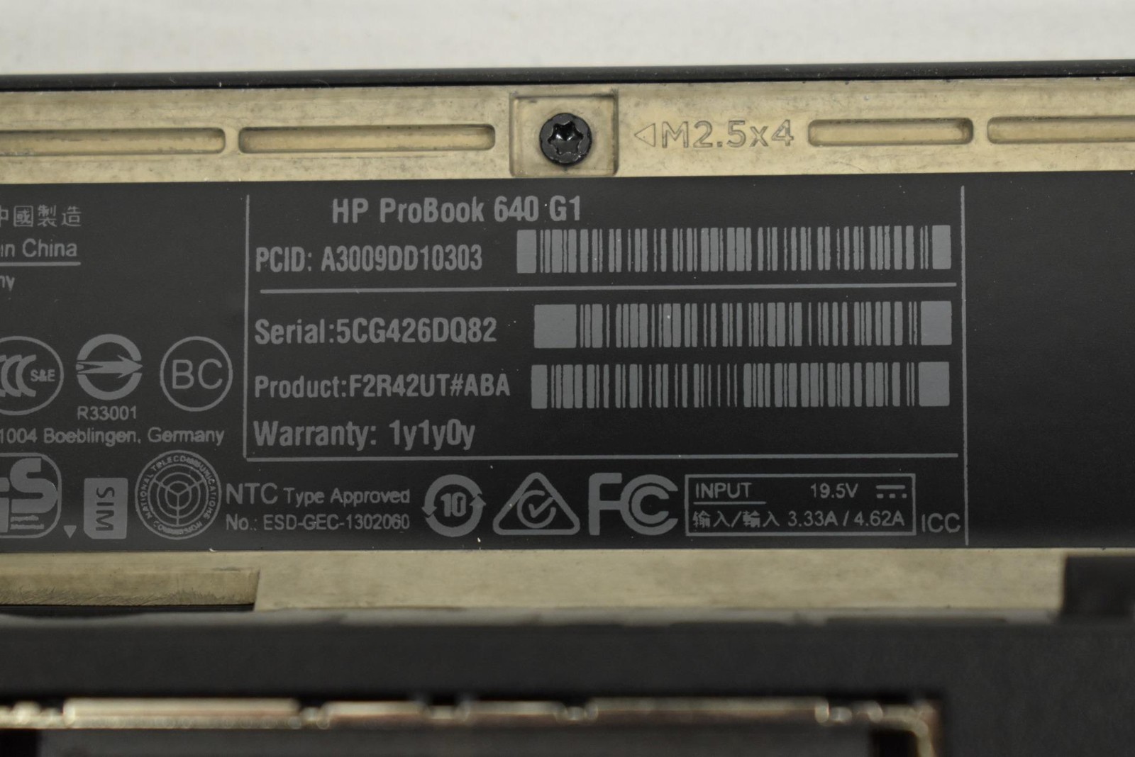 HP ProBook 640 G1 Laptop i5-4200M 2.5GHz 8GB 120GB SSD DVDRW No OS
