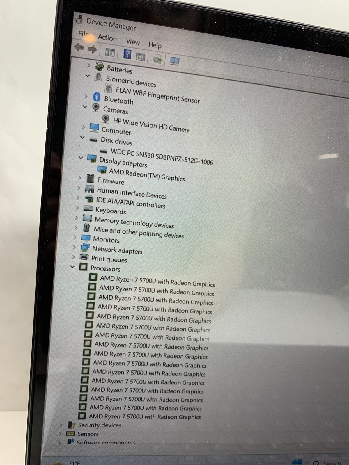 HP ENVY x360 15 FHD 15.6″ (512GB SSD, AMD Ryzen 7 5700U, 1.80 GHz, 12GB