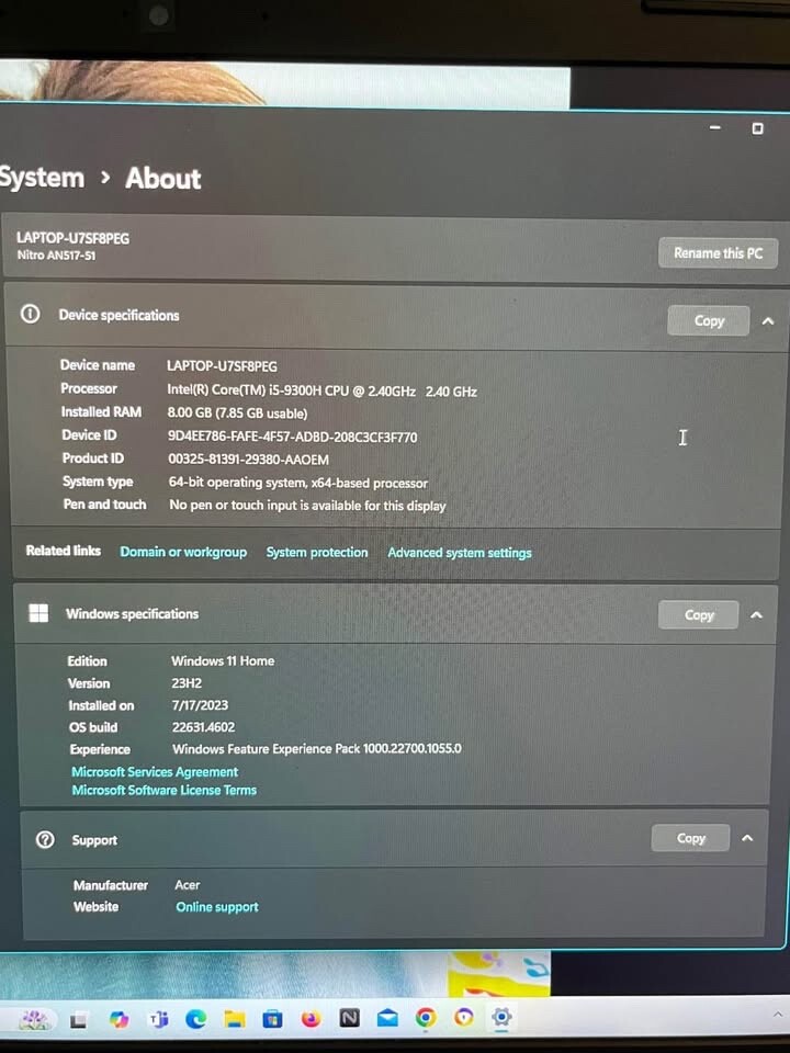 Acer Nitro 5 Gaming Laptop