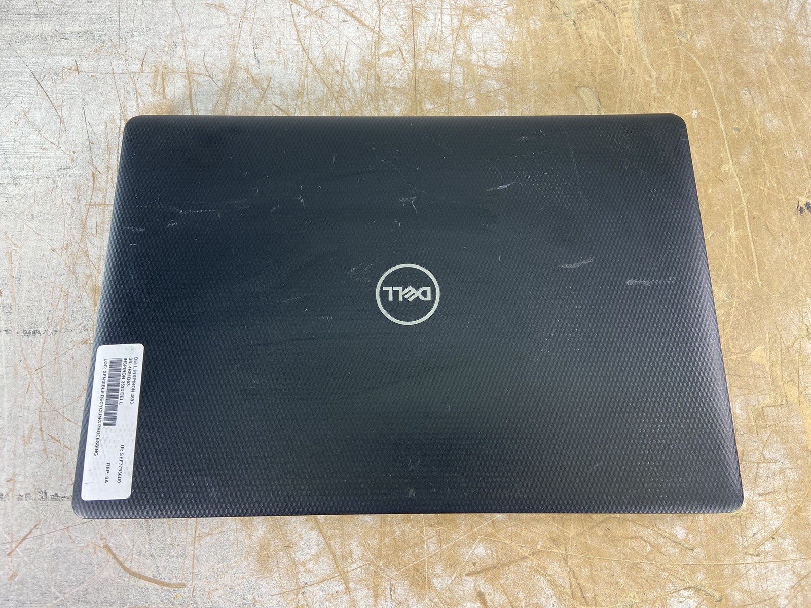 DELL INSPIRON 3593 i3-1005G1 @ 1.20GHz, 16GB RAM, NO HDD/OS – (FOR PARTS)