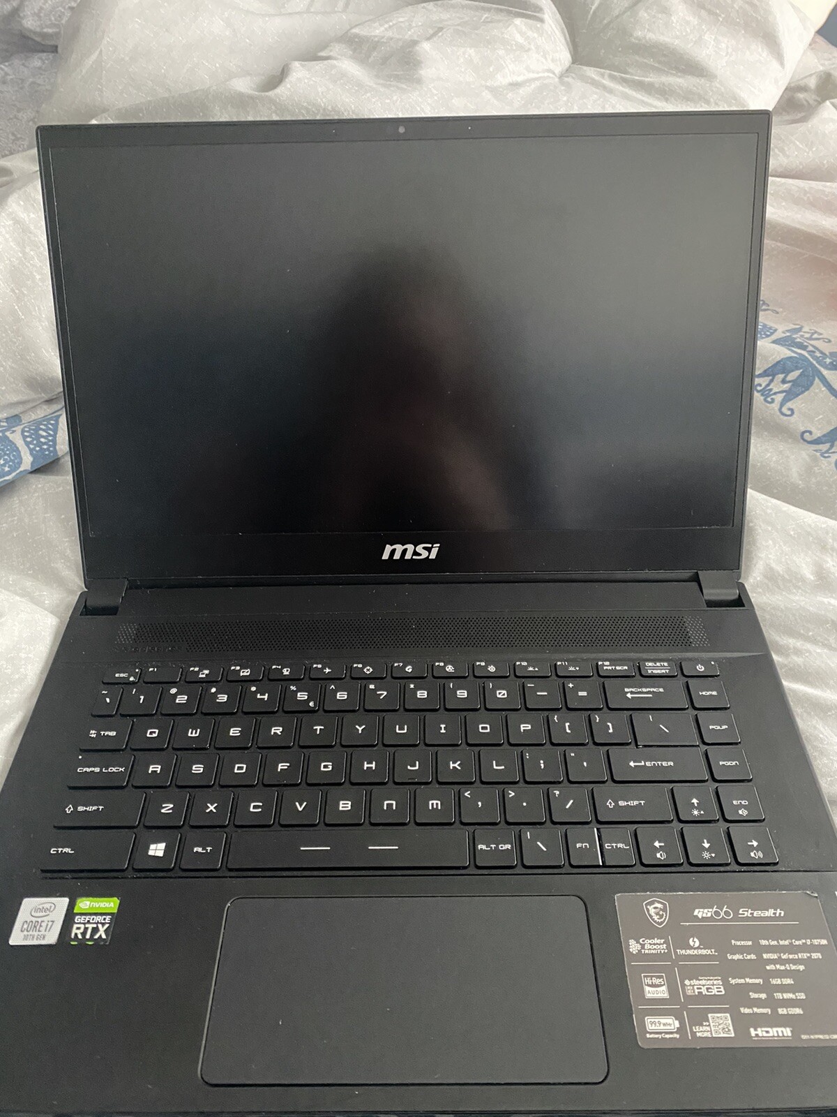MSI GS66 Stealth 10SGS 15.6″ (512GB SSD , Intel Core i7 10th Gen., 5.10GHz,…