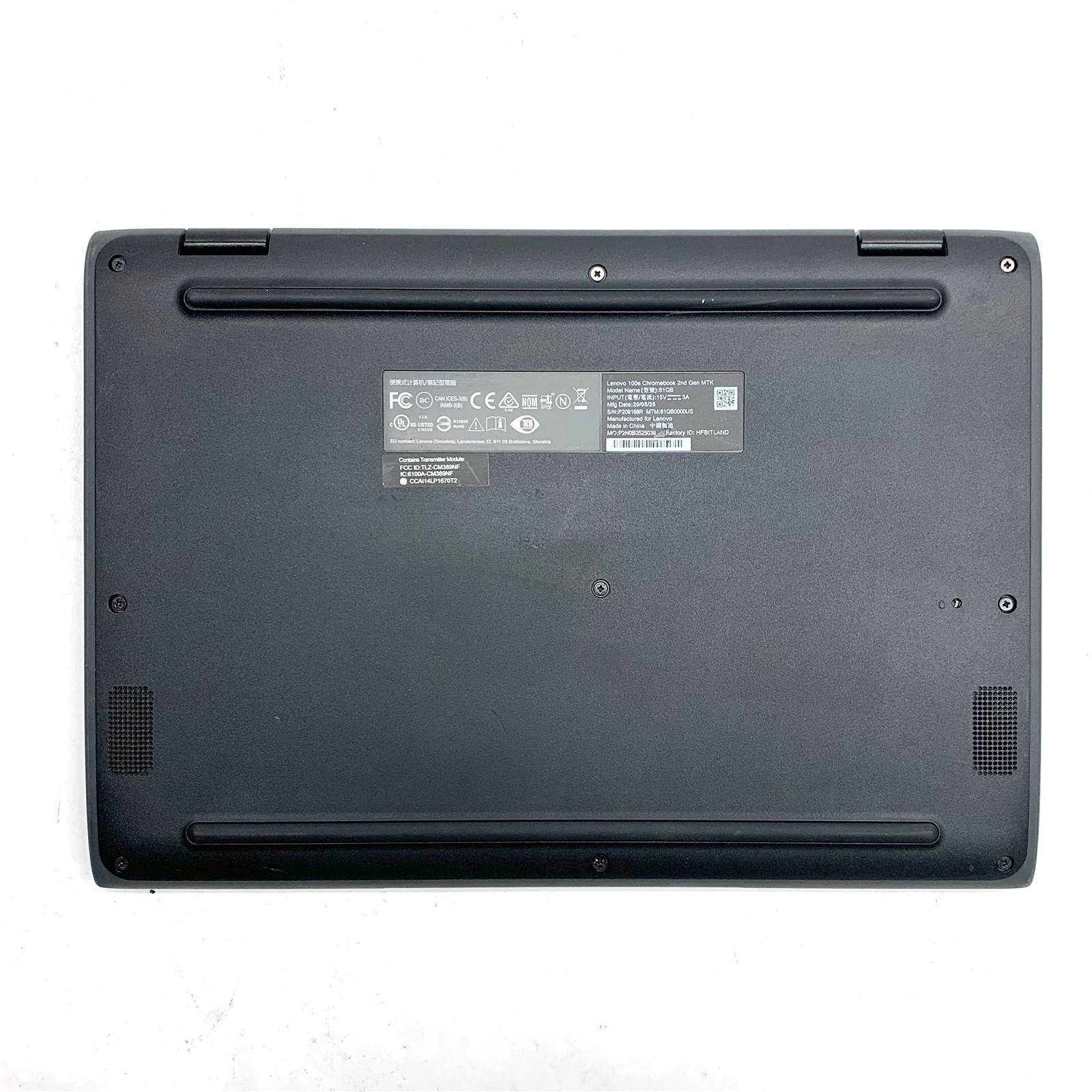 Lenovo Chromebook 100e 2nd Gen 11.6″ MediaTek MT8173 1.70 GHz 4GB 32GB ChromeOS