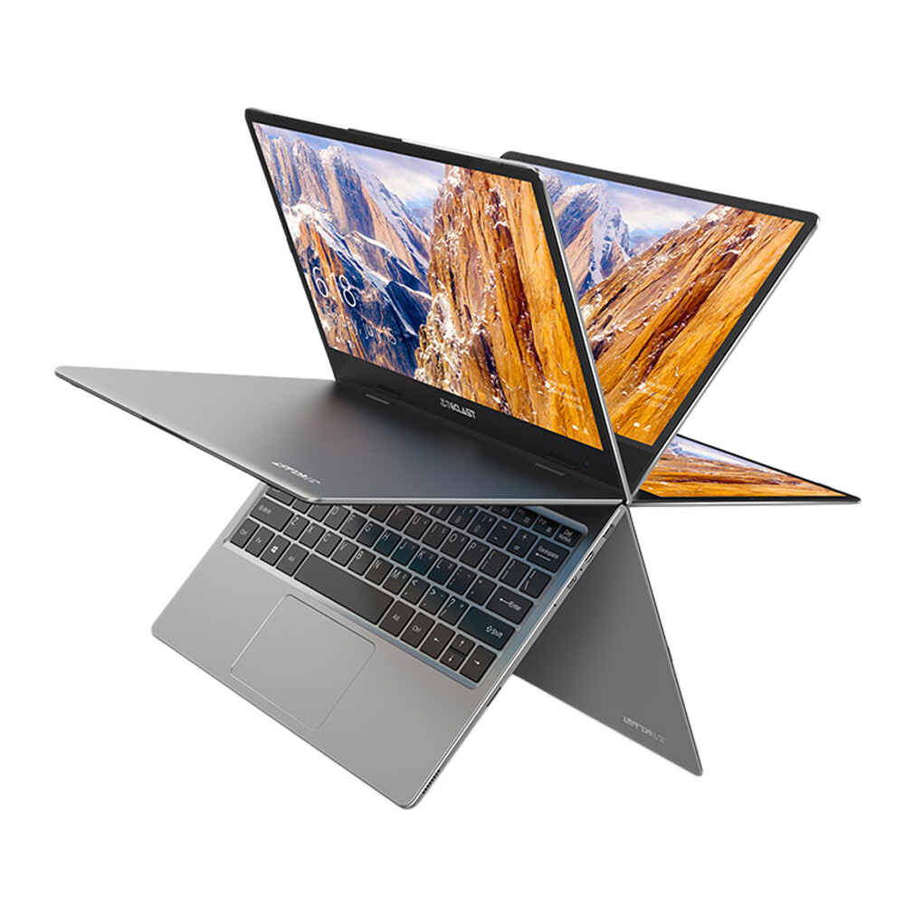 Quick Charge 360 Rotating Touch Screen Laptop Intel 8GB RAM 256GB Win10 Notebook