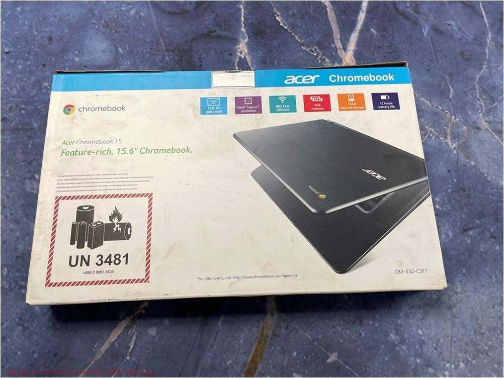 Acer Chromebook Laptop 15-15.6″ HD Celeron N3060 2GB /16GB (CB3-532-C3F7) Bla…