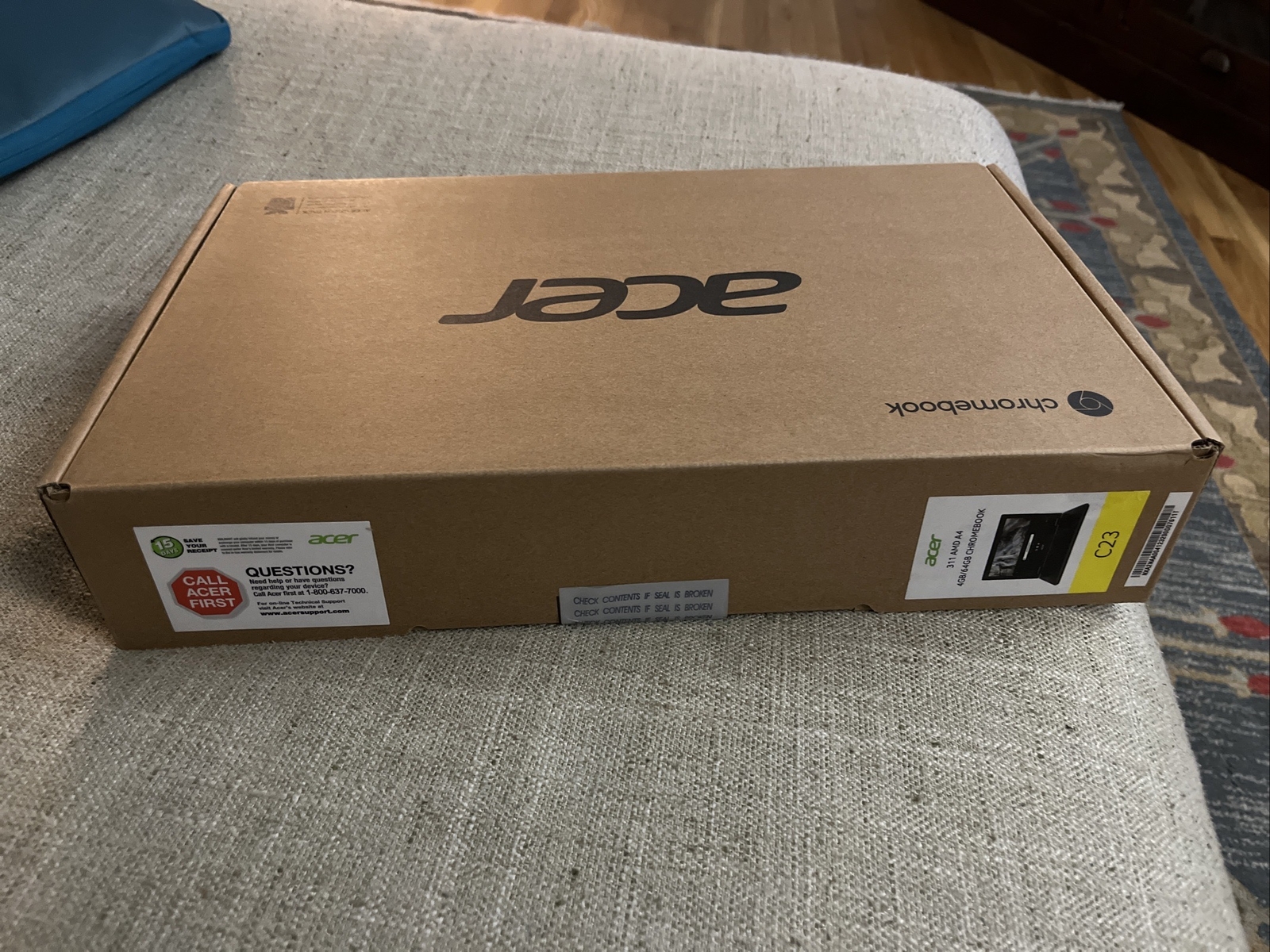 NEW Acer 311 Chromebook 11.6″ HD AMD A4 64GB eMMC 4GB RAM Shale Black Sealed NIB