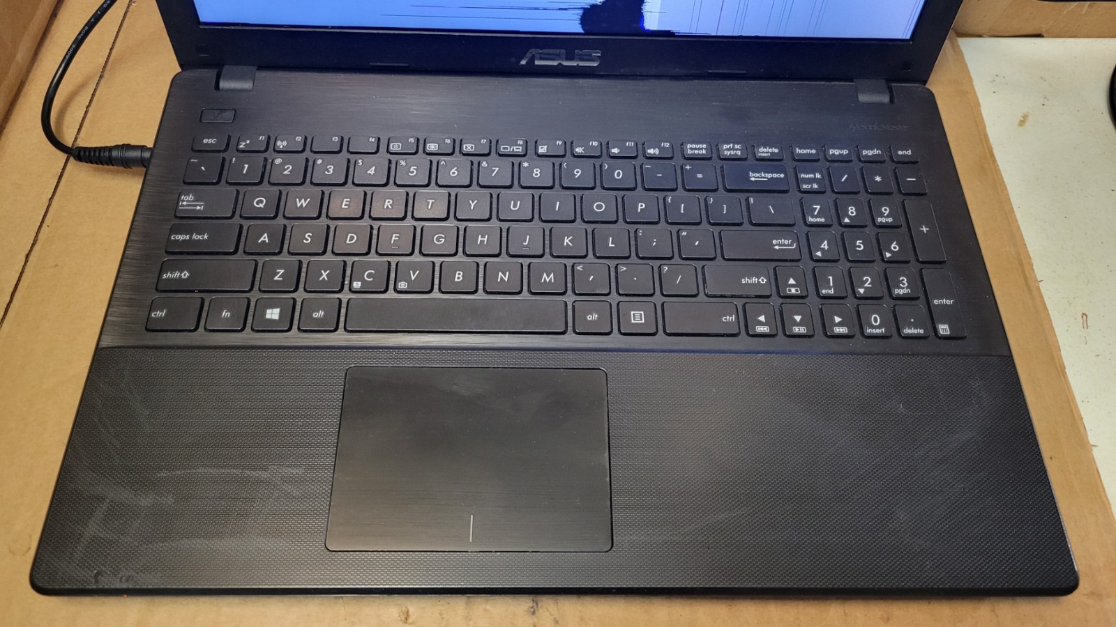 Asus Laptop Model X551M – Powers On | Screen Damage — For Parts or Repair
