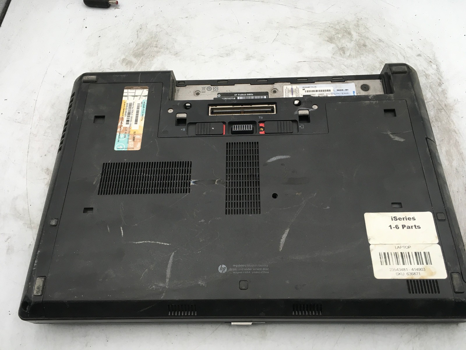 HP PROBOOK 6460B – FOR PARTS/BAD LCD – INTEL I5 2ND GEN – NO ARM -READ DESC – BB