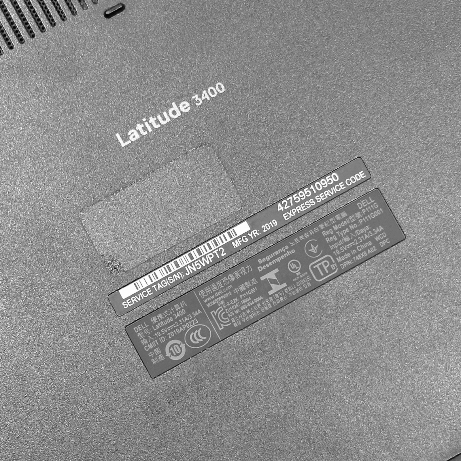 *PARTS* Dell Latitude 3400 14″ Core i5-8265U 1.6GHz (NO RAM/NO SSD/NO OS/NO HDD)