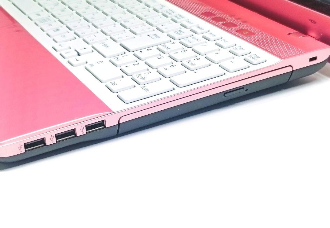 SONY VAIO pink notebook laptop i5 16 in 8GB SSD 500GB DVD Windows 11 JP Used