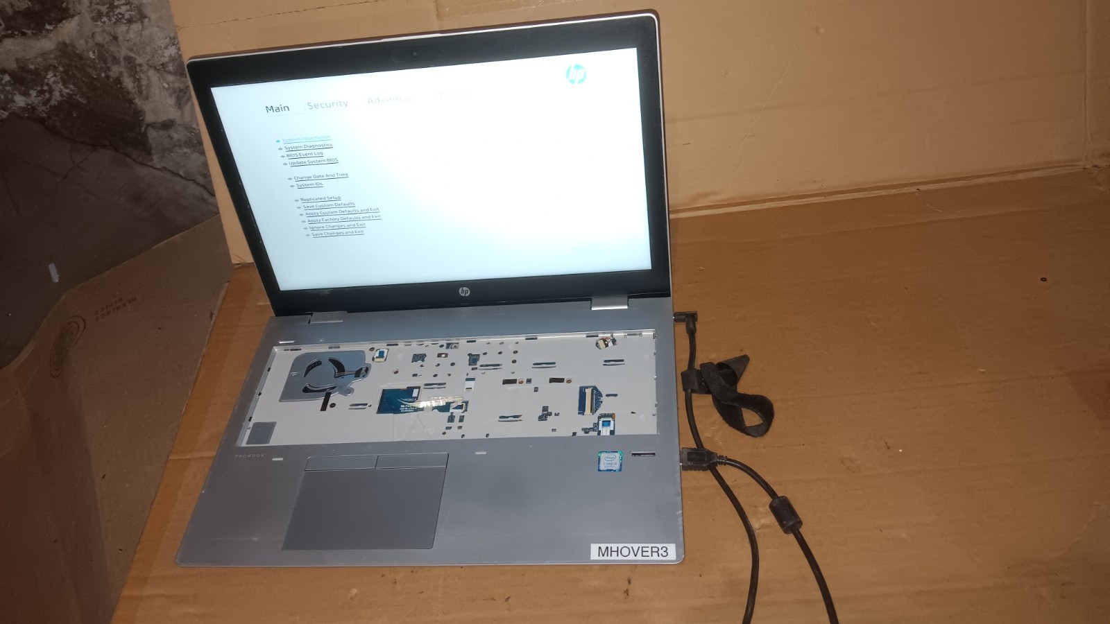 HP ProBook 650 G4 Laptop i5-8250U @ 1.60GHz 15.6″ LCD screen Good Battery Parts