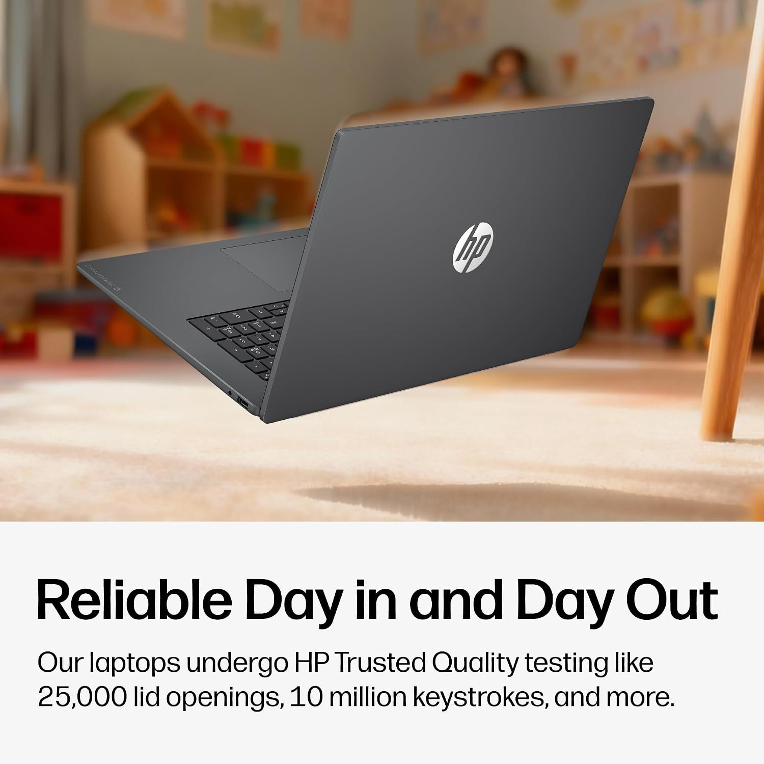HP Omnibook 3 17.3 Inch Laptop PC, FHD Display, AMD Ryzen 3 30, 8 GB RAM, 512 GB