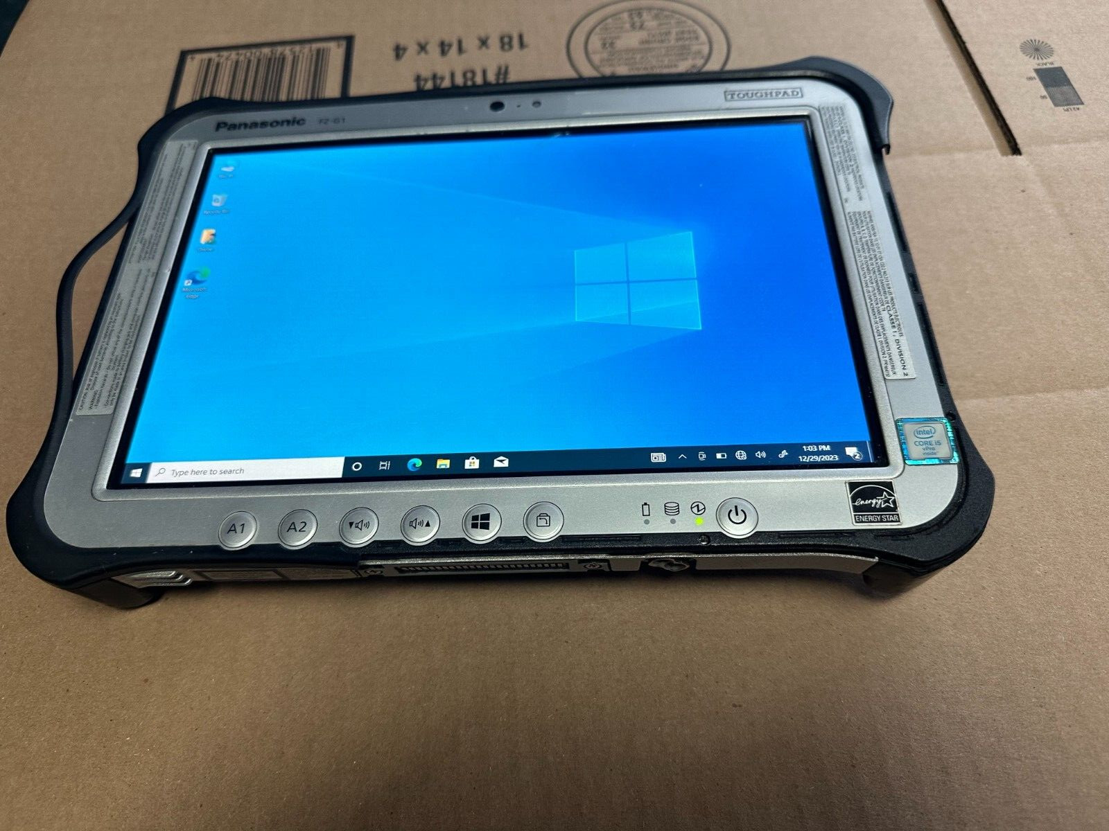 Panasonic Toughpad FZ-G1 MK4 i5-6300U 2.4GHz, 8GB, 256 SSD, 4G LTE/BARCODE,TOUCH