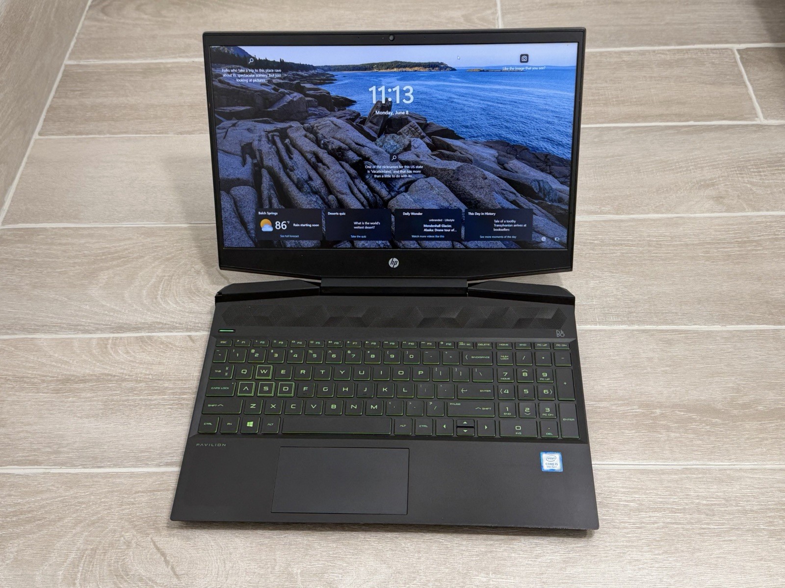 HP Pavilion 15-DK0056WM 15.6″ Gaming Core i5-9300H 8GB RAM 256GB SSD Win-11