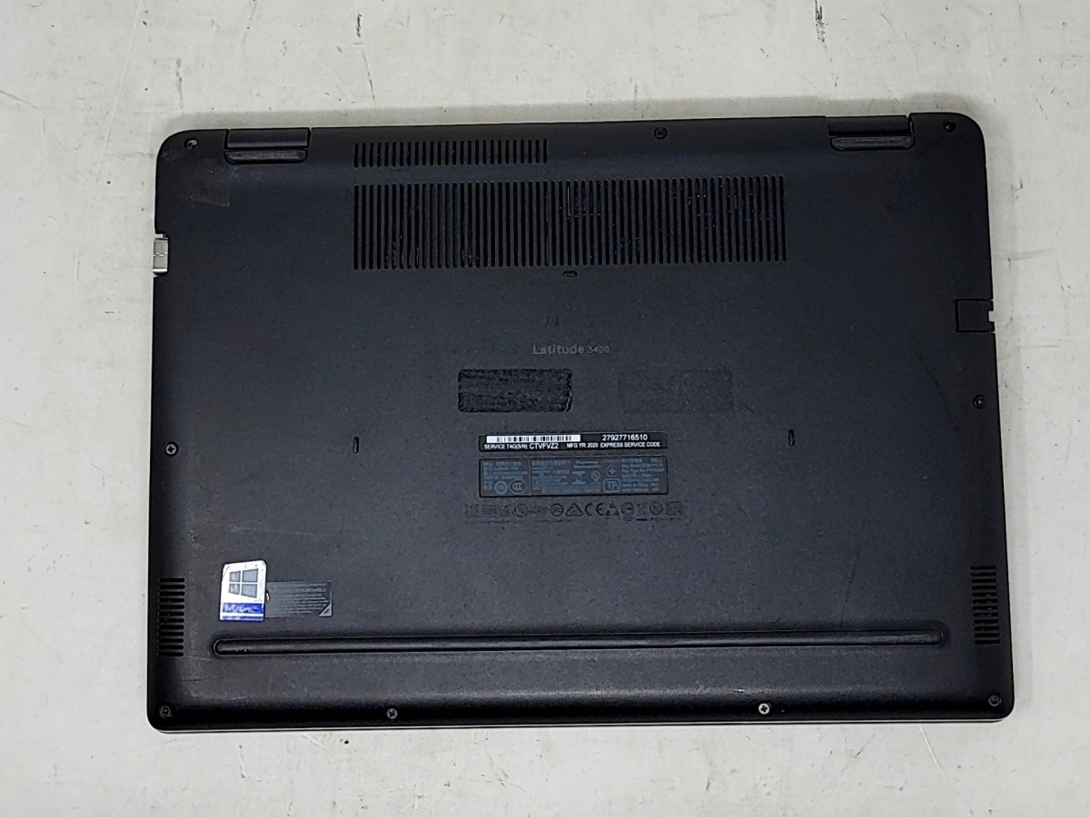DELL LATITUDE 3400 Laptop Intel Core I5-8265U 4GB SEE NOTES