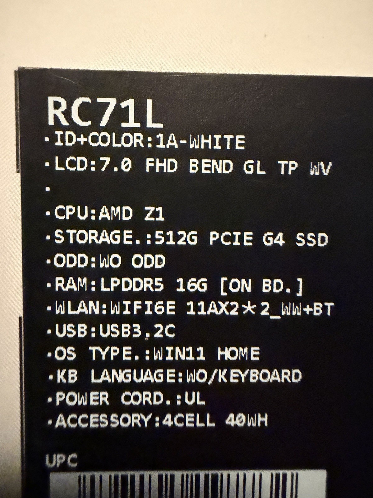 Tested And Working ASUS ROG Ally Handheld PC AMD Z1 16GB 512GB SSD Win11