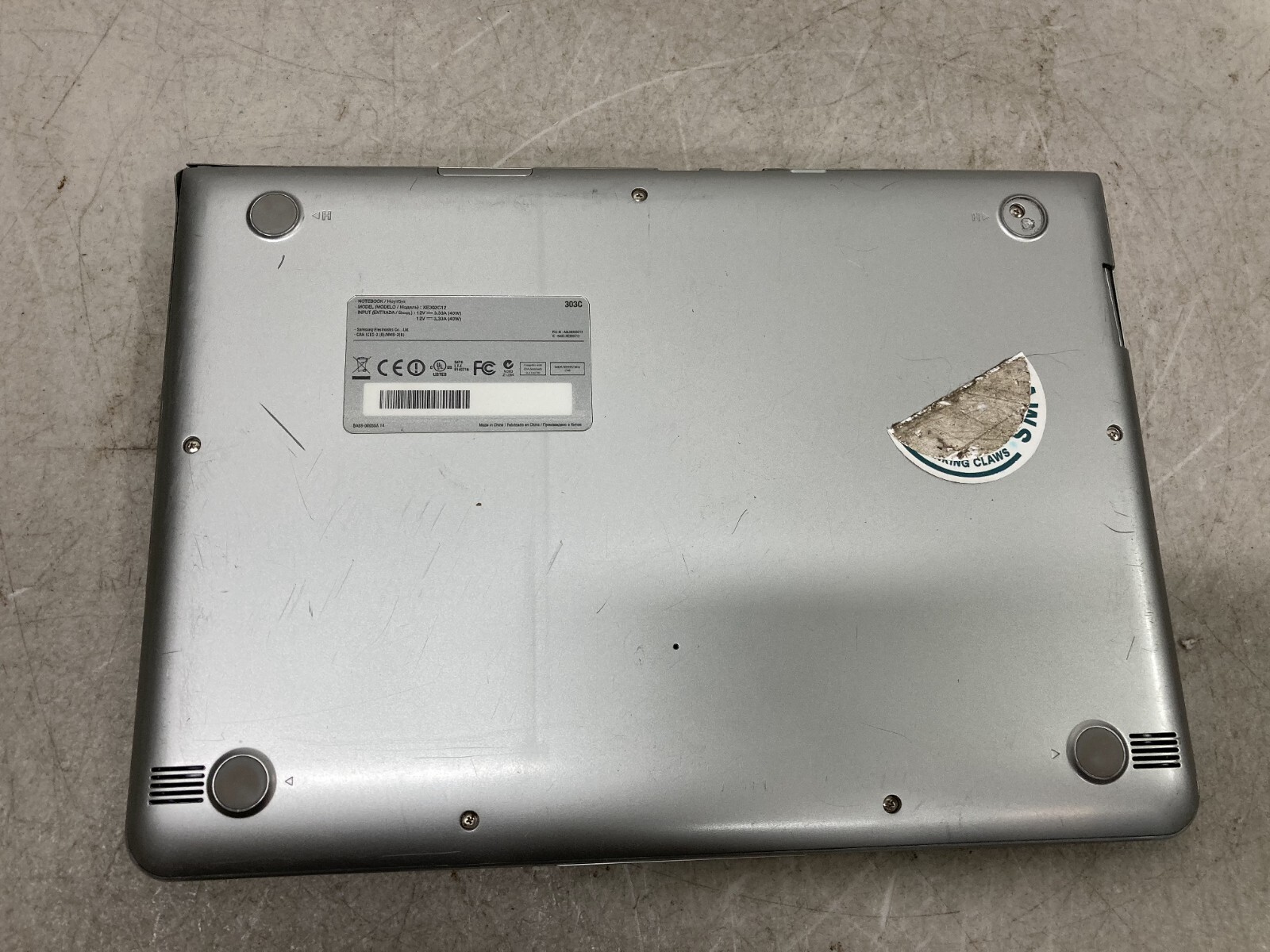 Samsung XE303 C12 Chromebook 11.6 Untested