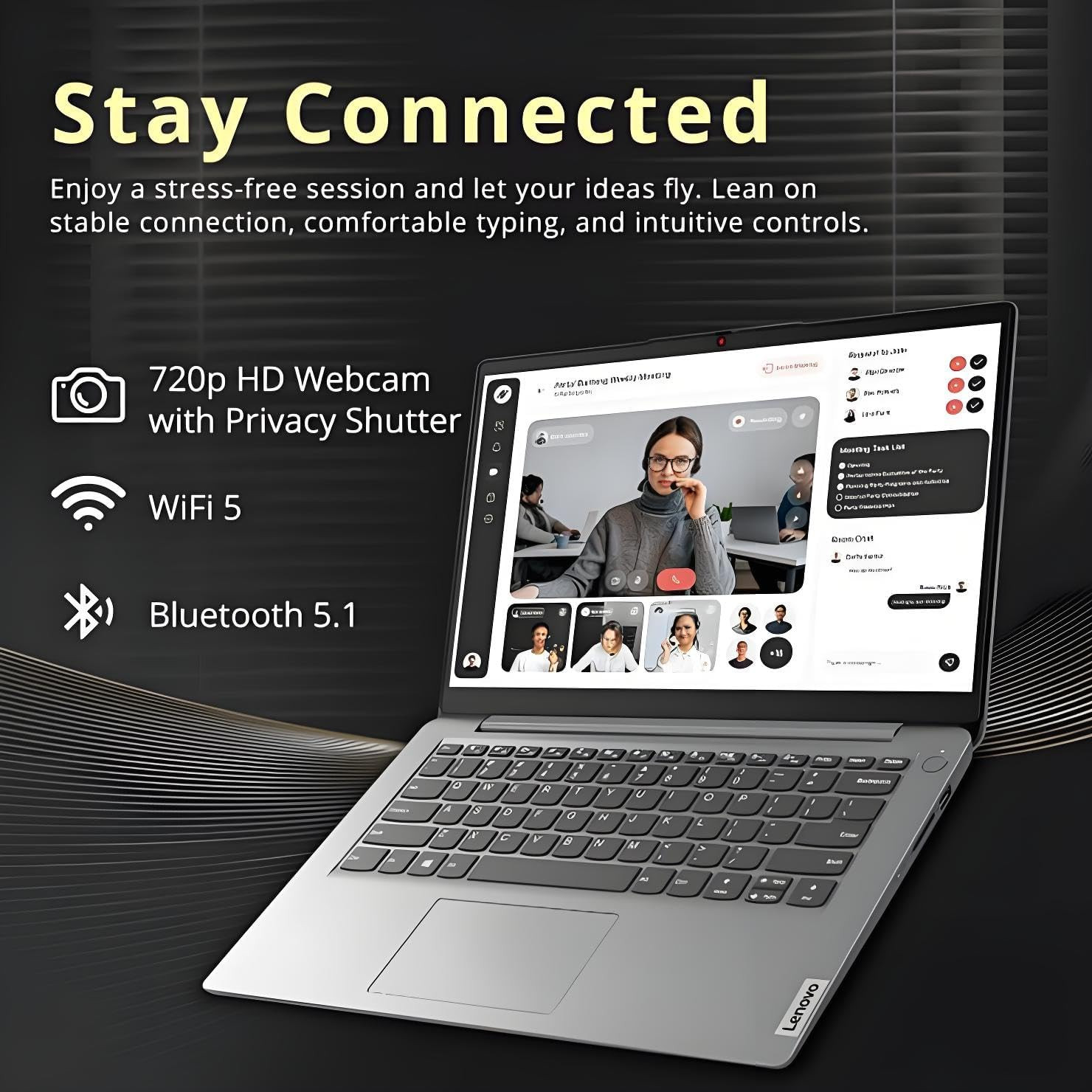 Laptop Computer for Home and Office with Office 365, 14″ HD Display, 8GB RAM, 25