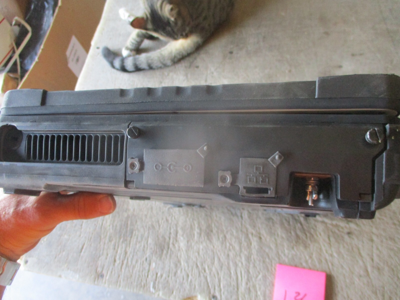 Used VT Miltope Model SRNC-17-G2 (Gen2) Semi-Rugged Notebook Computer, No Drives