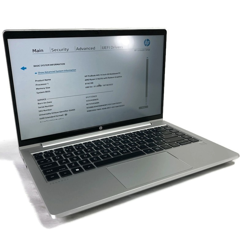HP ProBook 445 G9 14″ Laptop Ryzen 5 5625U 2.3GHz – 8GB Ram – No Drive
