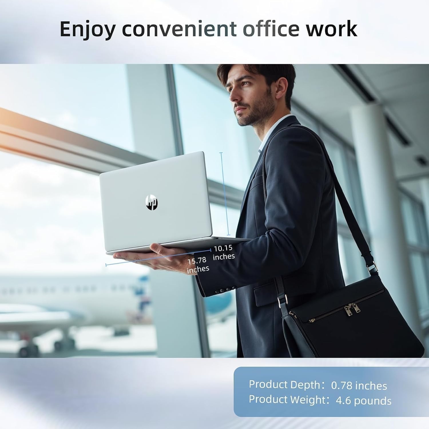 HP 17.3″ HD Laptop Intel Core i3-1125G4 8GB Memory 256GB SSD 17-cn0003dx