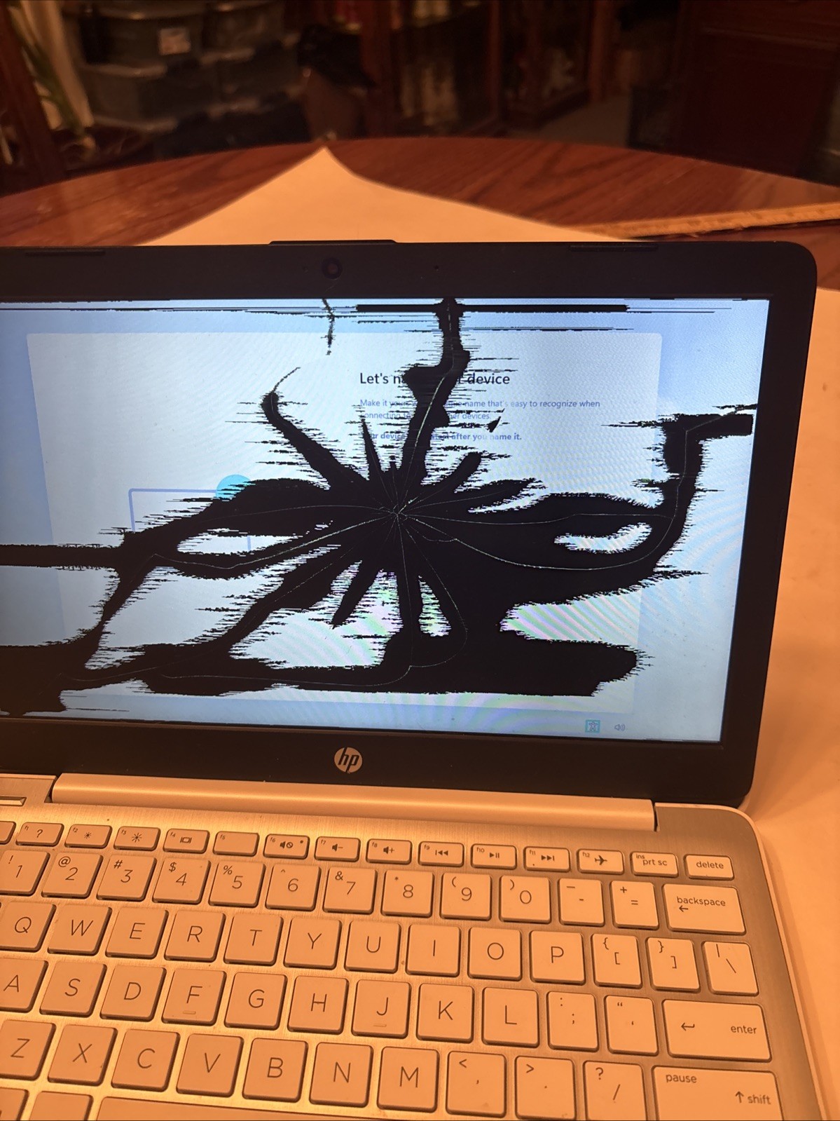 HP Stream Laptop 11” Screen Is Cracked Computer Works
