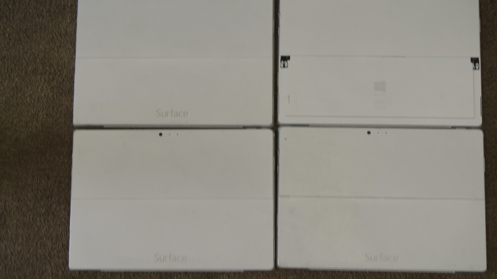 4 X MS Surface Pro 3 1631 i7-4650u 1.7-2.3 Ghz,8 GB,256 SSD for parts only