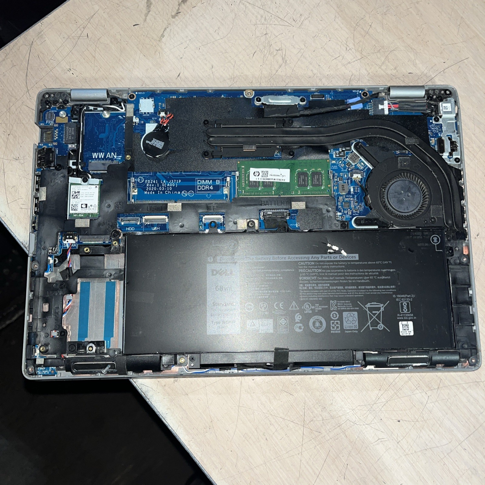 DELL LATITUDE 5410 INTEL CORE I5-10210U 1.60GHZ 8GB RAM NO HD