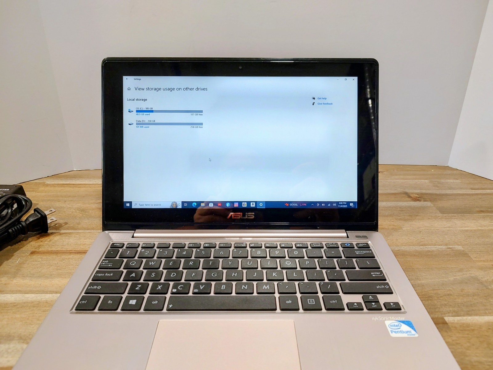 ASUS NoteBook Laptop 11.6″ Computer X202E 500GB Intel Pentium Touchscreen Win 10